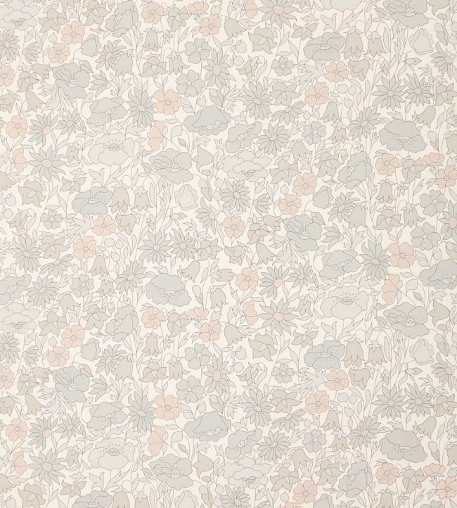 Poppy Meadowfield Wallpaper - Gray 