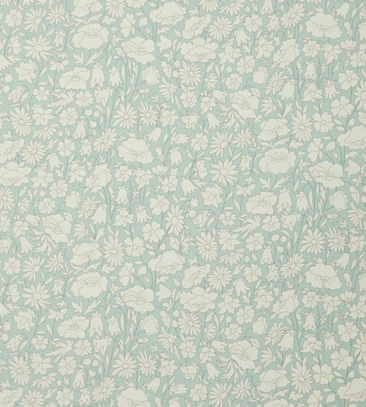 Poppy Meadow Wallpaper - Green 