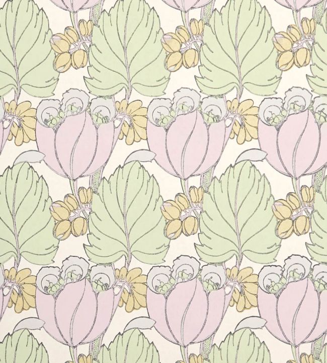 Regency Tulip Room Wallpaper - Green