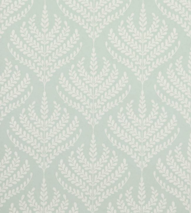 Paisley Fern Wallpaper - Teal