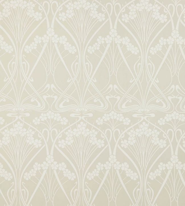 Ianthe Mono Wallpaper - Cream