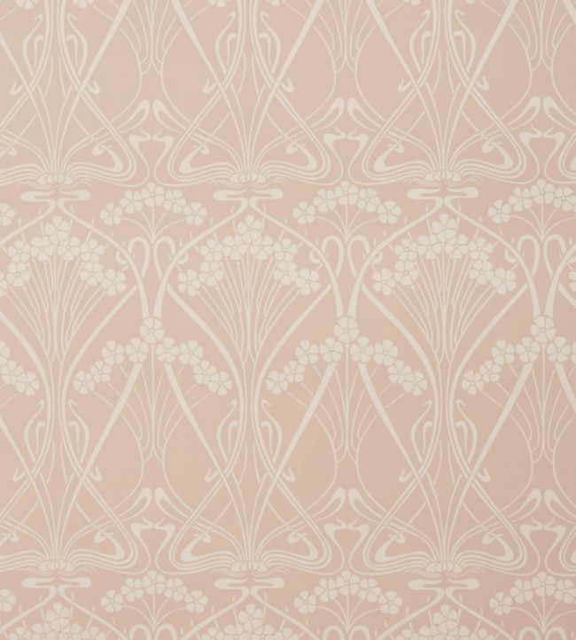 Ianthe Mono Wallpaper - Pink