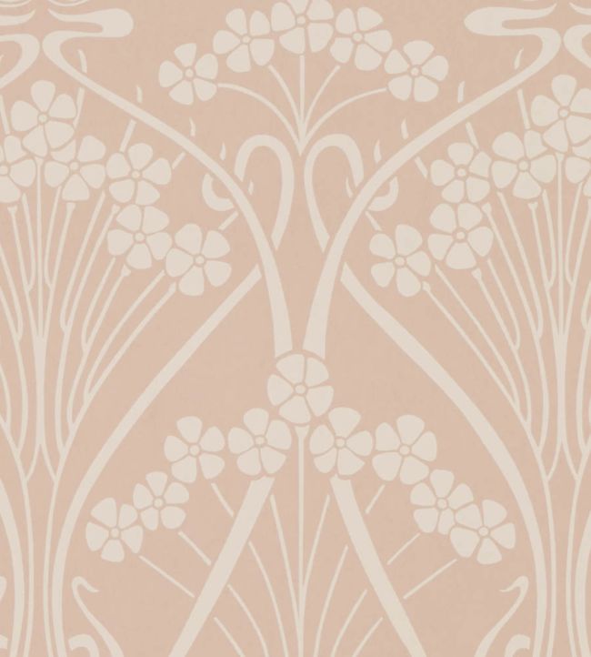 Ianthe Mono Room Wallpaper - Pink