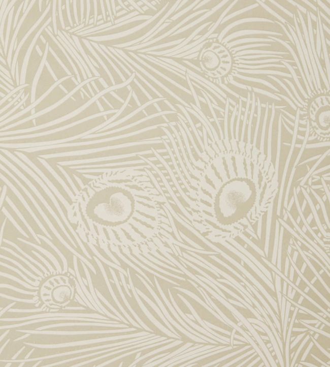 Hera Plume Room Wallpaper - Cream