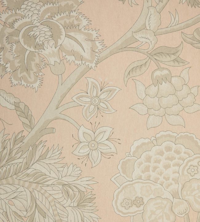 Palampore Trail Room Wallpaper - Pink