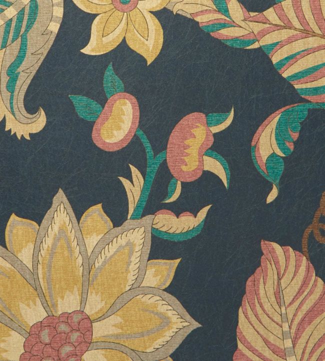 Palampore Trail Room Wallpaper - Multicolor