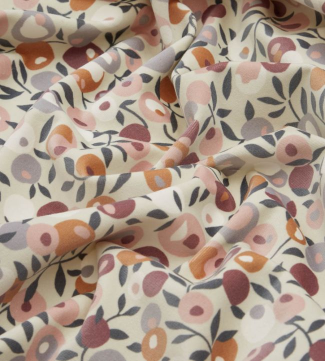 Wiltshire Blossom in Wellington Room Velvet Fabric - Pink