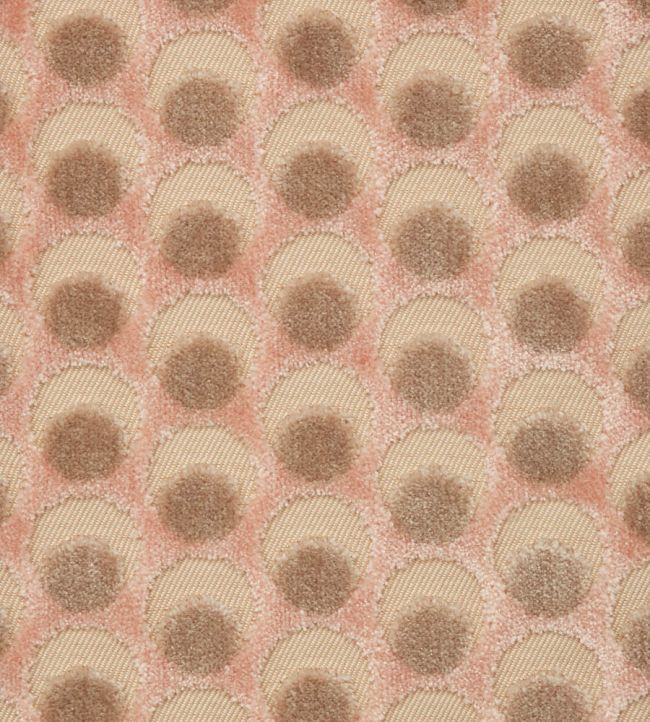 Ottoman Spot in Cut Velvet Fabric - Pink