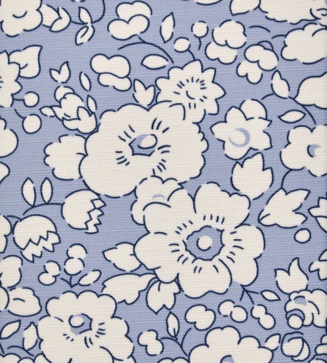 Betsy Bloom in Easton Fabric - Blue 