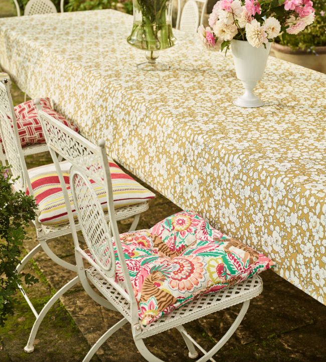 Betsy Bloom in Easton Room Fabric - Sand