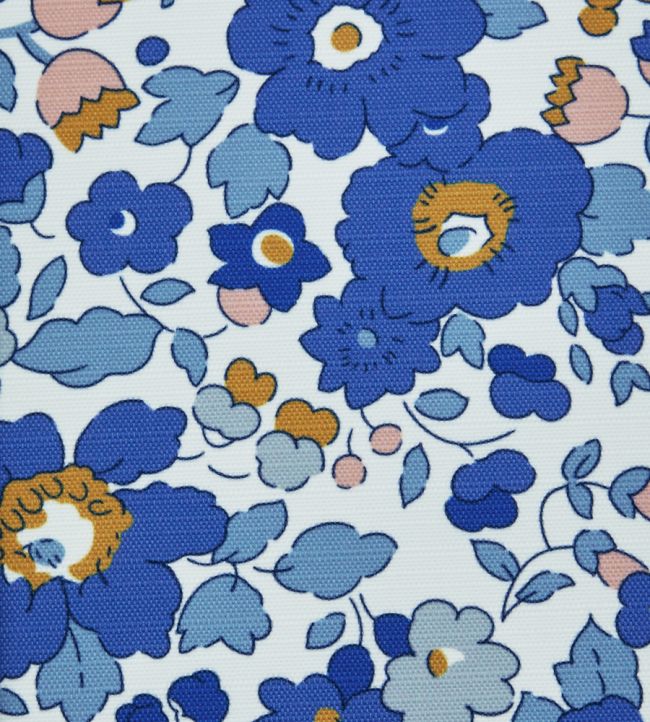 Betsy Flora in Easton Fabric - Blue 