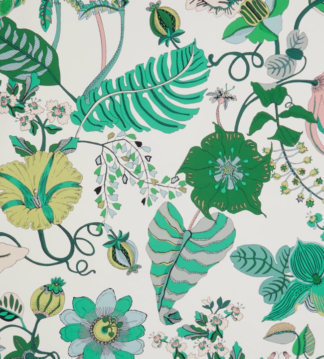 Fantasia Jungle in Easton Fabric - Green