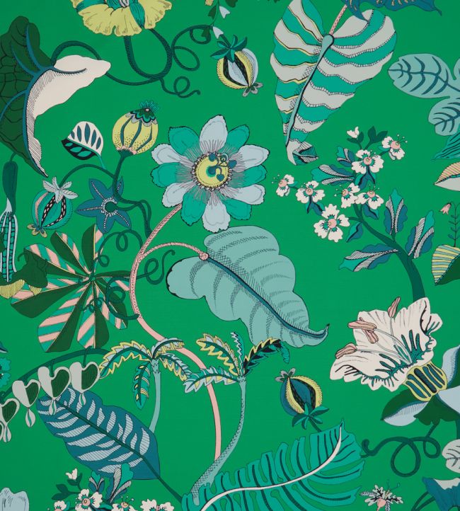 Fantasia Jungle in Easton Fabric - Green 