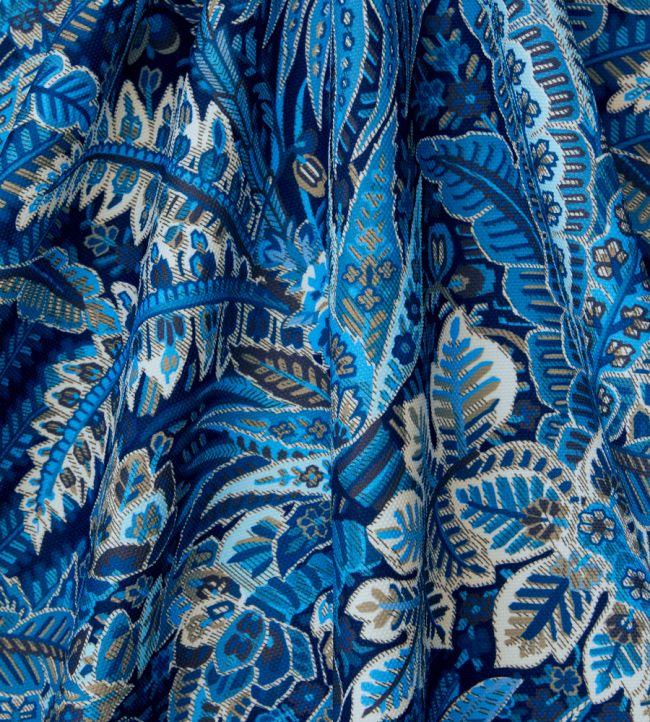 Persian Voyage in Majorelle Room Fabric - Blue
