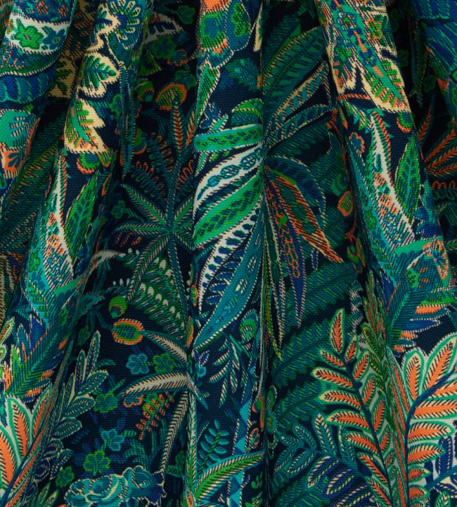 Persian Voyage in Majorelle Room Fabric - Green