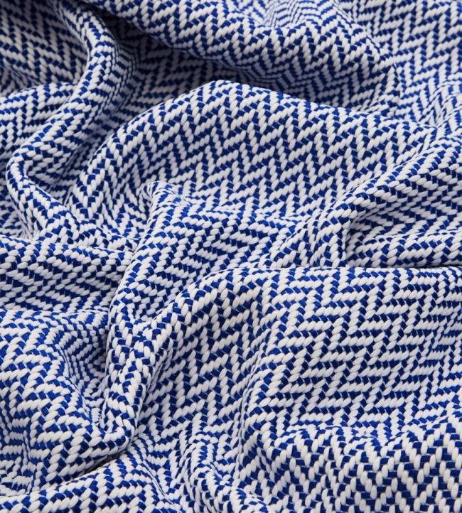 Marquee in Painswick Weave Room Fabric - Blue