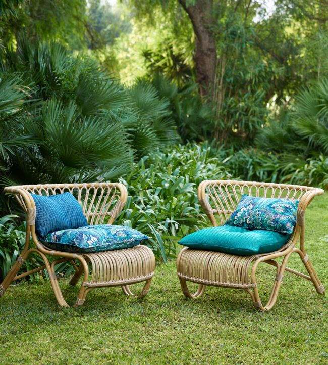 Candy Stripe in Harlow Room Fabric - Green