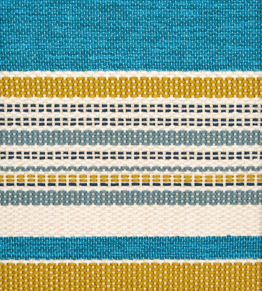 Cabana Stripe in Dixster Fabric - Blue 