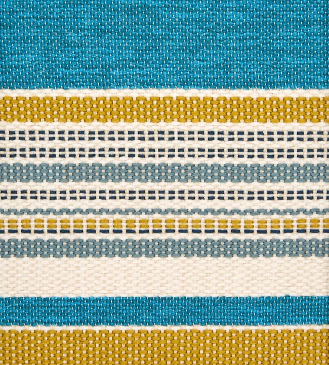 Cabana Stripe in Dixster Fabric - Blue 