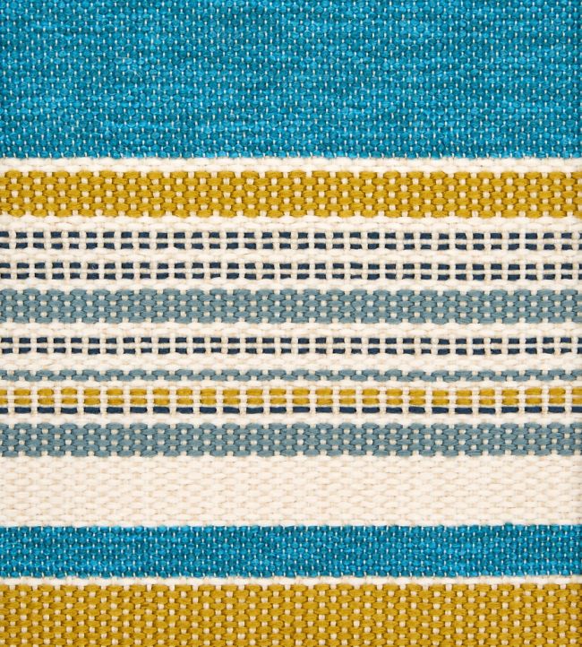 Cabana Stripe in Dixster Fabric - Blue 