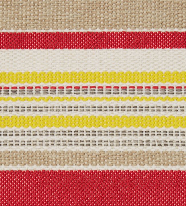 Cabana Stripe in Dixster Fabric - Red 