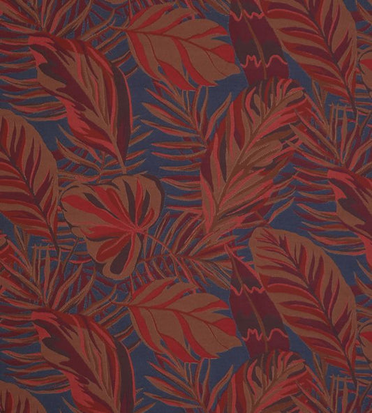 Chili Palm in Lovell Jacquard Fabric - Pink 