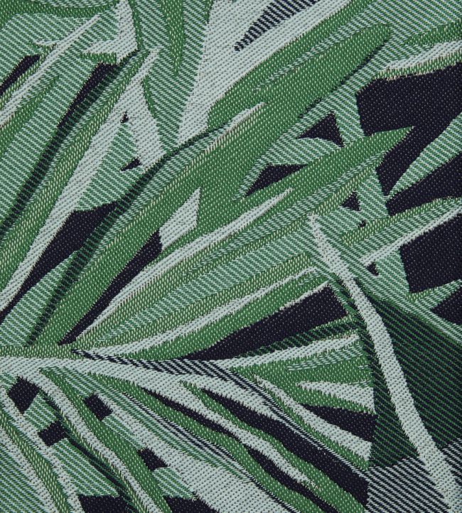 Chili Palm in Lovell Jacquard Room Fabric - Green