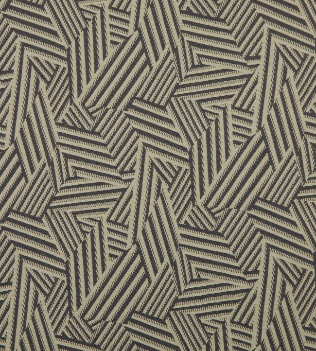 Shadow Stripe Weave Fabric - Black