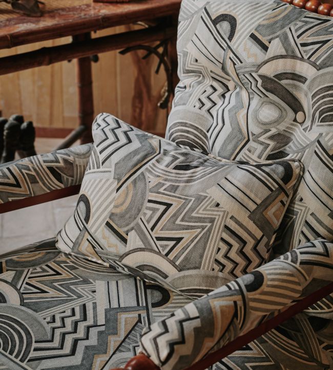 Paramount Linen Room Fabric - Gray