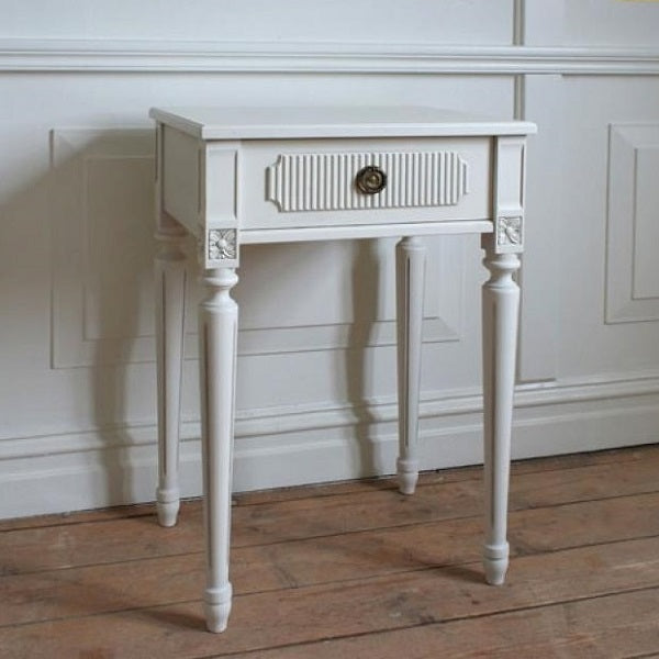 Gustavian bedside table detail