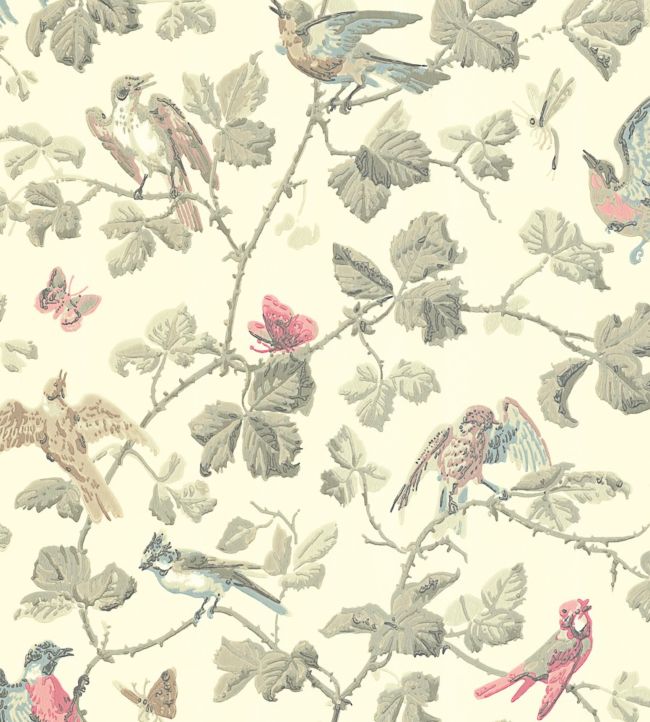 Winter Birds Wallpaper - Cream - Cole & Son