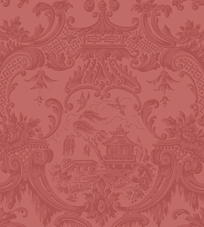 Chippendale China Wallpaper - Red - Cole & Son