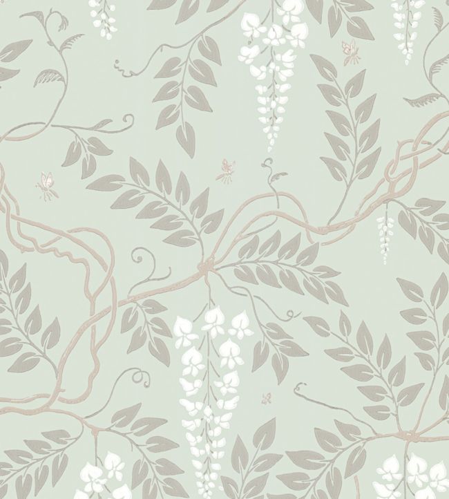 Egerton Wallpaper - Silver - Cole & Son