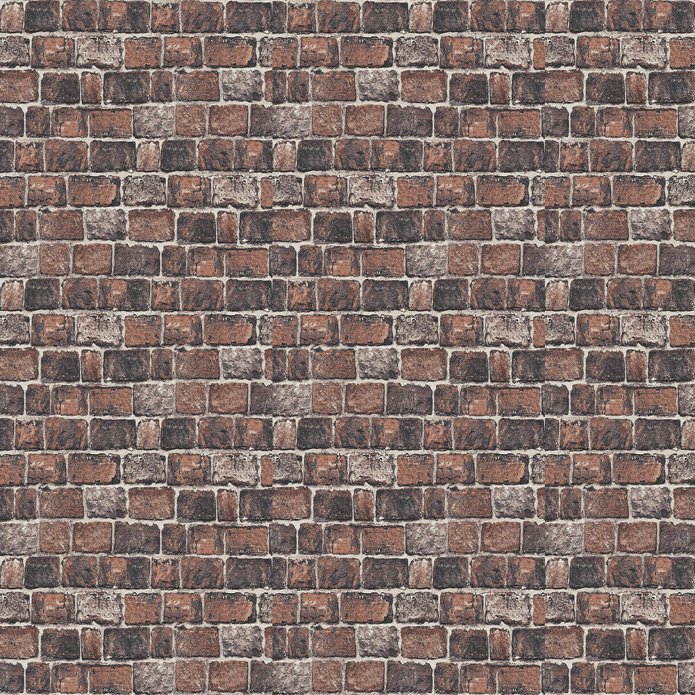 Red Brick Wall Wallpaper - Sand