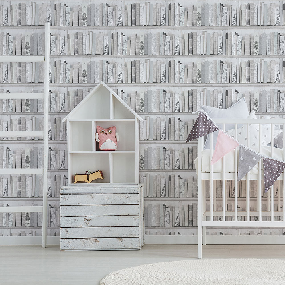 Botany Library Wallpaper - Fresco – Gustavian