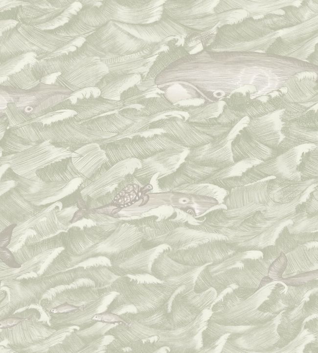 Melville Wallpaper - Green