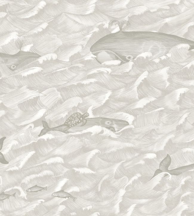 Melville Wallpaper - White