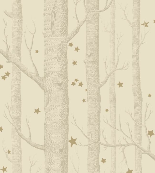 Woods & Stars Wallpaper - Sand 