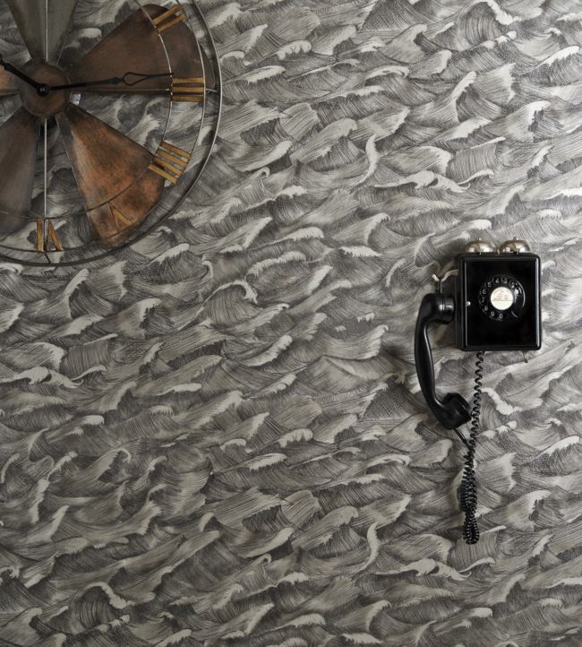 Columbus Wallpaper - Gray - Cole & Son