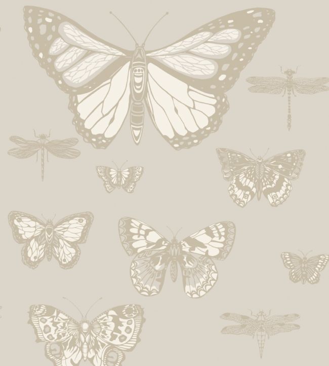 Butterflies & Dragonflies Wallpaper - Purple