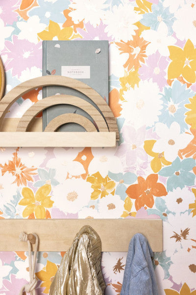 Flora Room Wallpaper - Multicolor