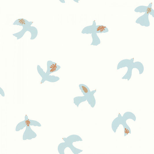 Colombe Wallpaper  - Blue