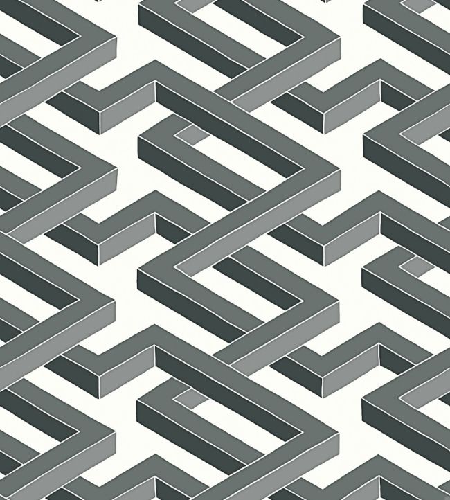 Luxor Wallpaper - Black - Cole & Son