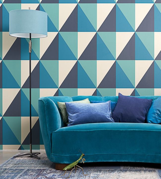 Apex Grand Room Wallpaper - Blue