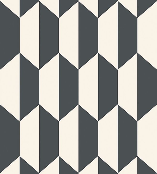 Tile Wallpaper - Black  - Cole & Son