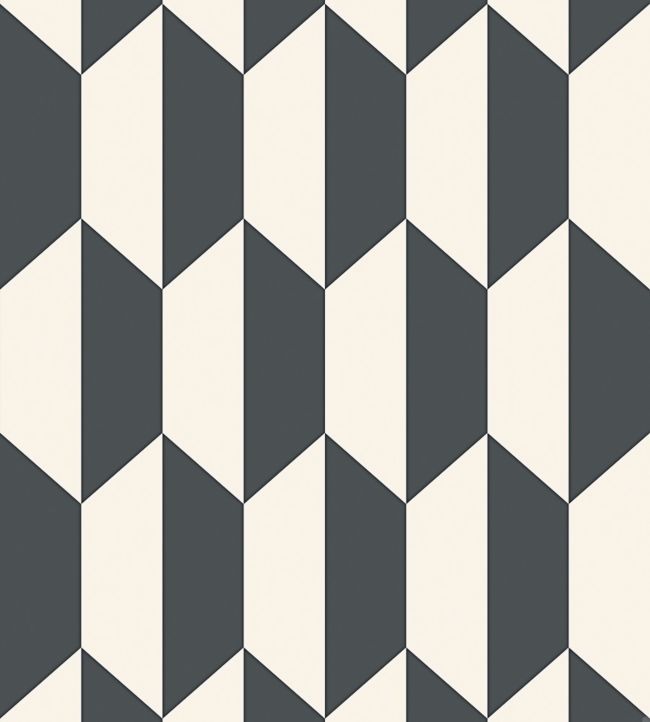 Tile Wallpaper - Black  - Cole & Son