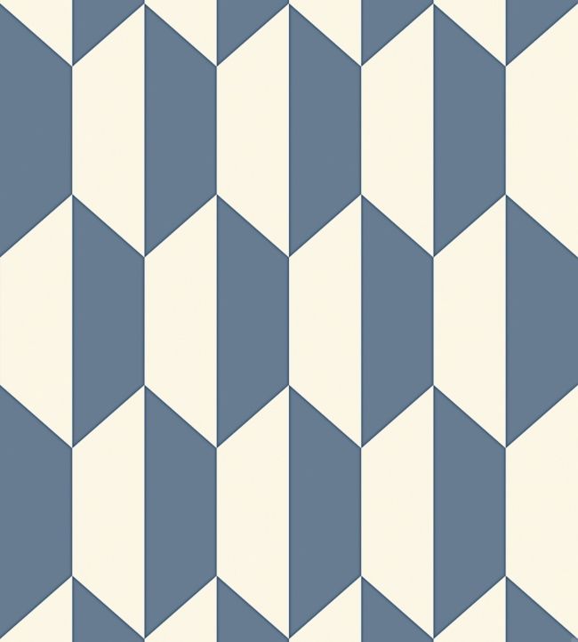 Tile Wallpaper - Blue - Cole & Son