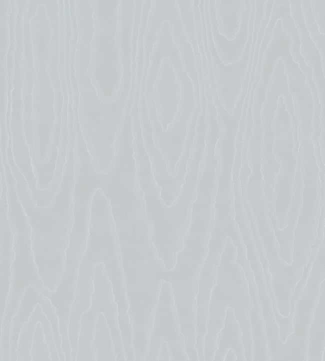Watered Silk Wallpaper - Silver - Cole & Son