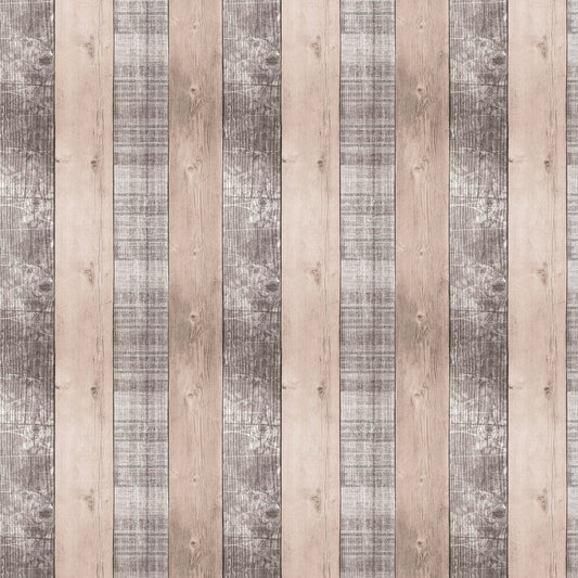 Country Plank Wallpaper - Pink