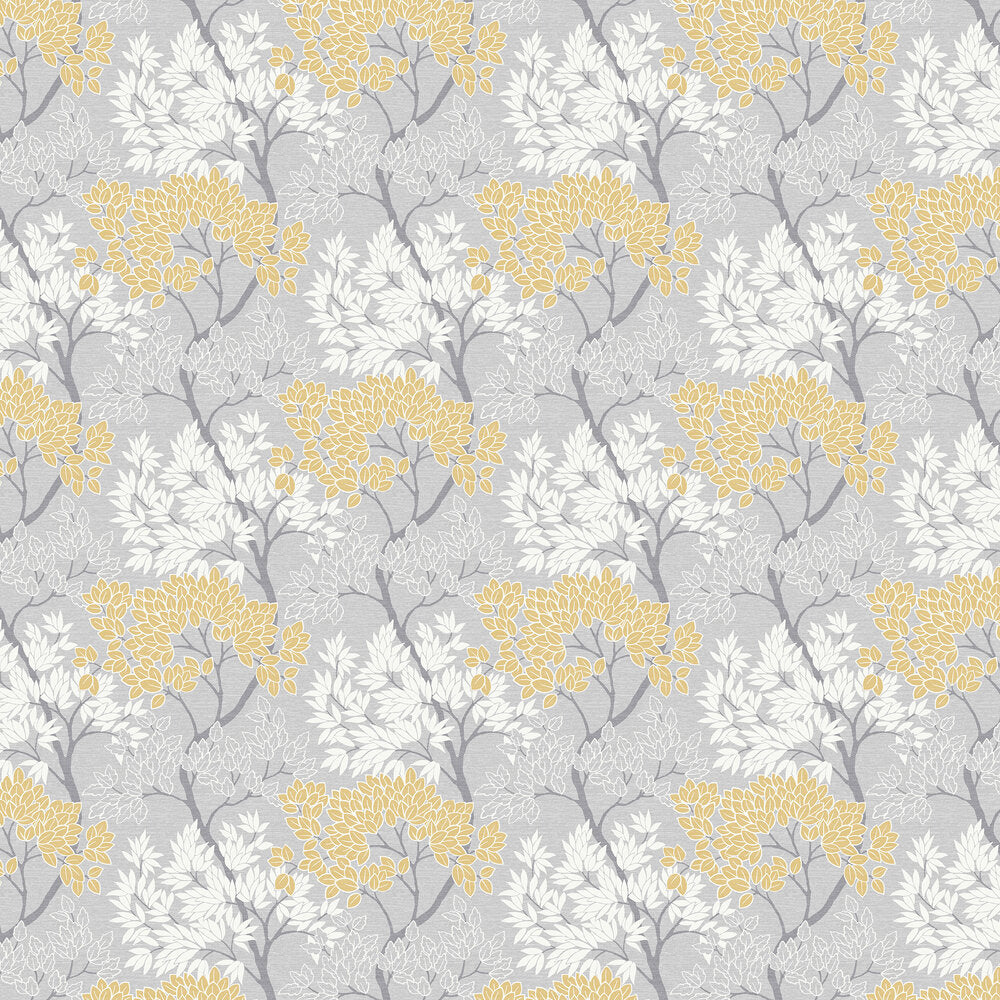 Lykke Tree Wallpaper - Yellow